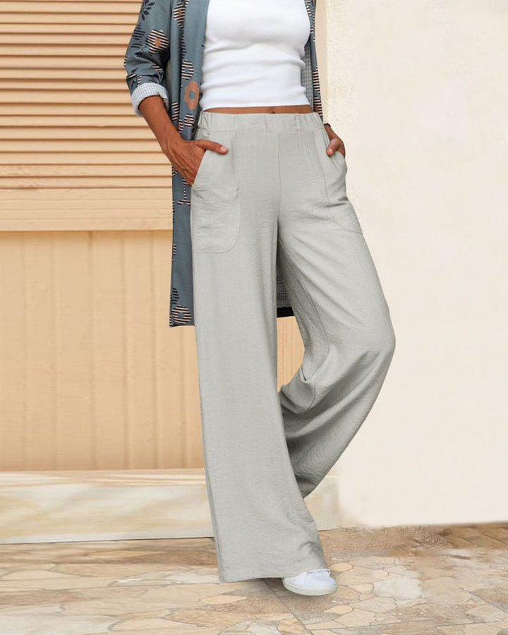 Women’s Wide Leg Pull On Pants | Relaxed Fit
