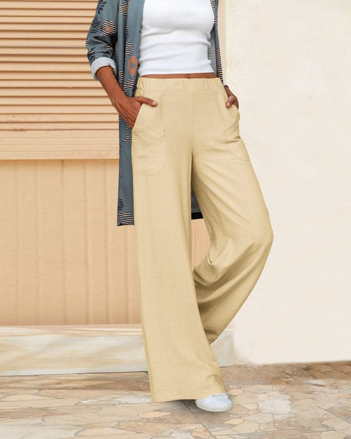 Women’s Wide Leg Pull On Pants | Relaxed Fit