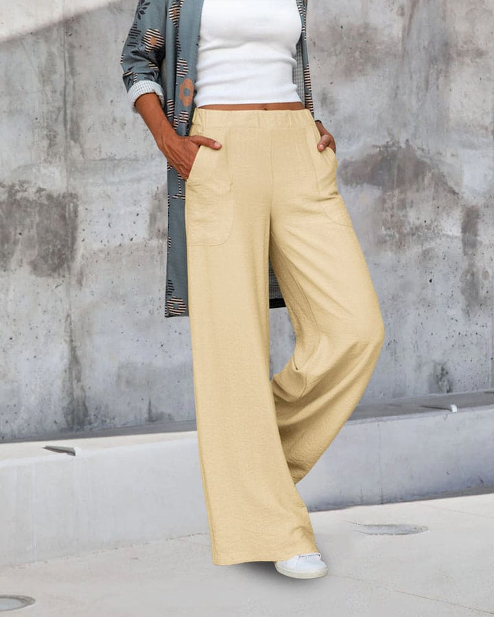 Women’s Wide Leg Pull On Pants | Relaxed Fit