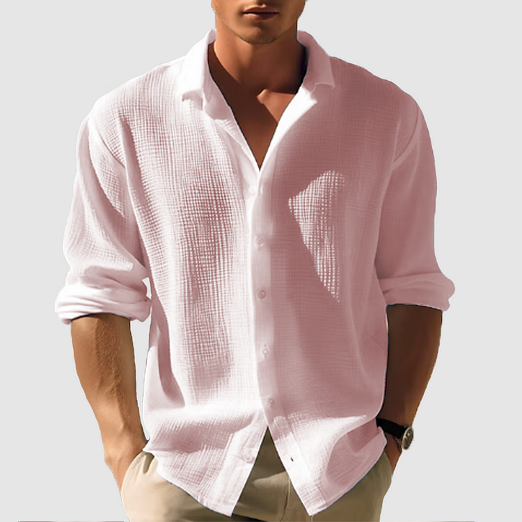 Men's Button Down Shirt | Long-sleeved