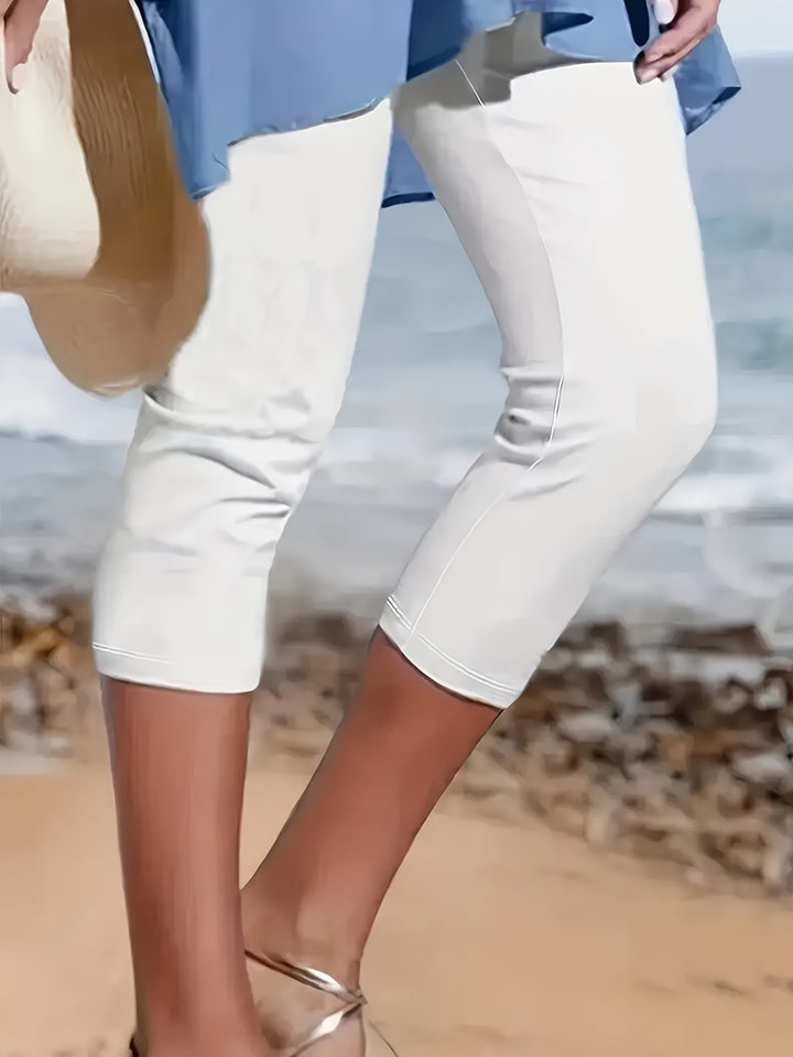 Women's Plus Size Capri Leggings | Cropped