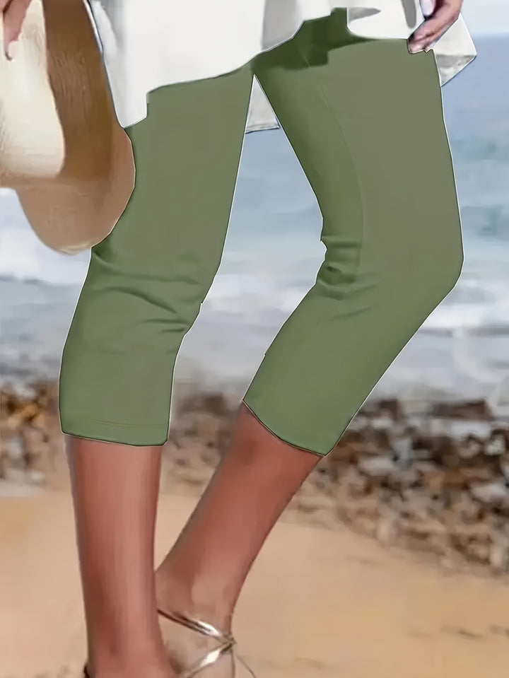 Women's Plus Size Capri Leggings | Cropped