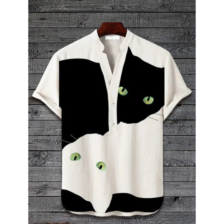 Men's Printed Casual Shirt | Short Sleeves