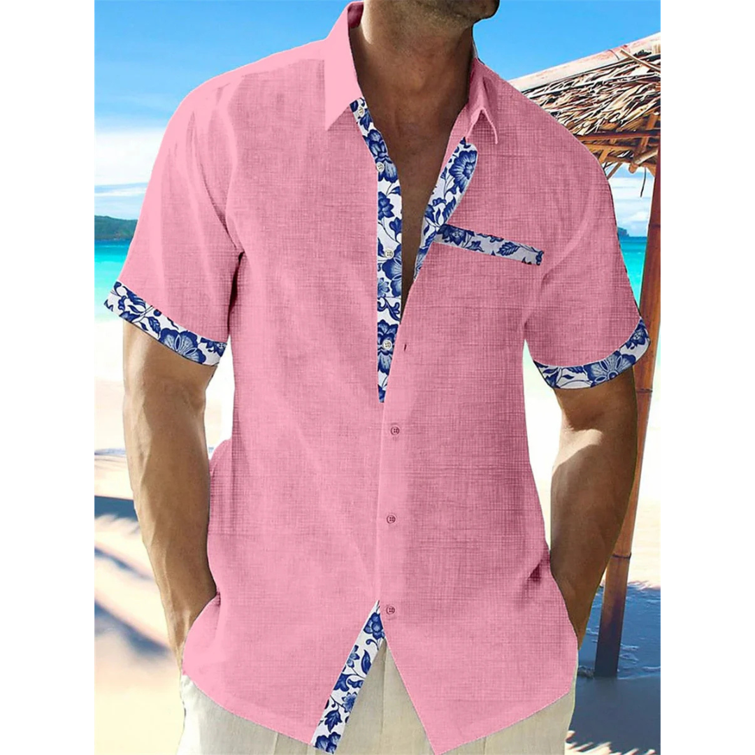 Men's Hawaiian Style Shirt | Summer
