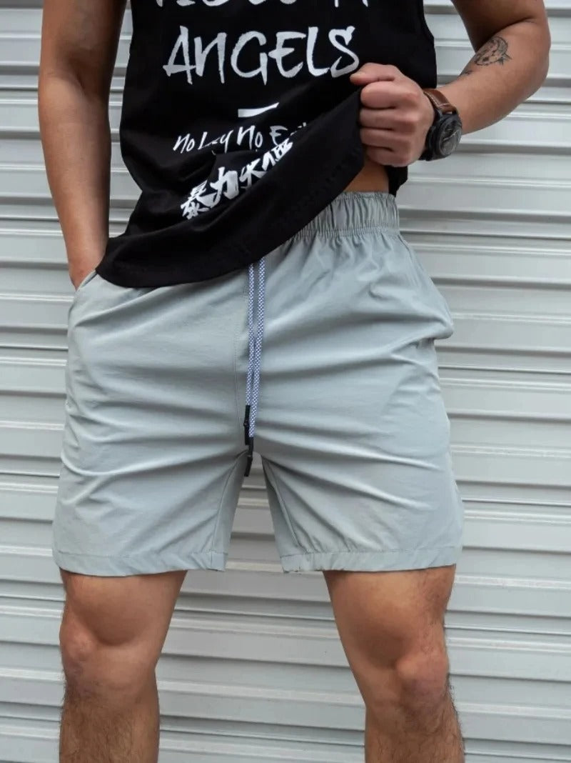 Men's Solid Color Swim Short | Drawstring