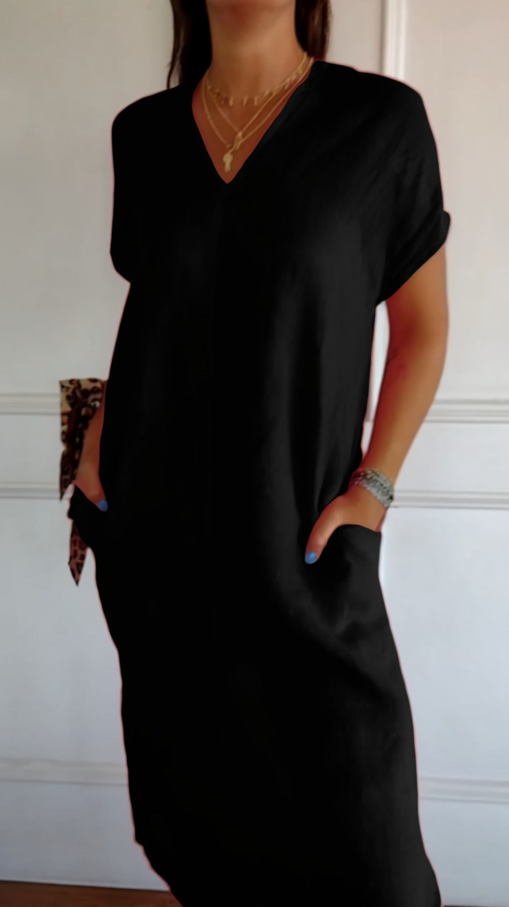 Women's Cap Sleeve Shift Dress | Mini