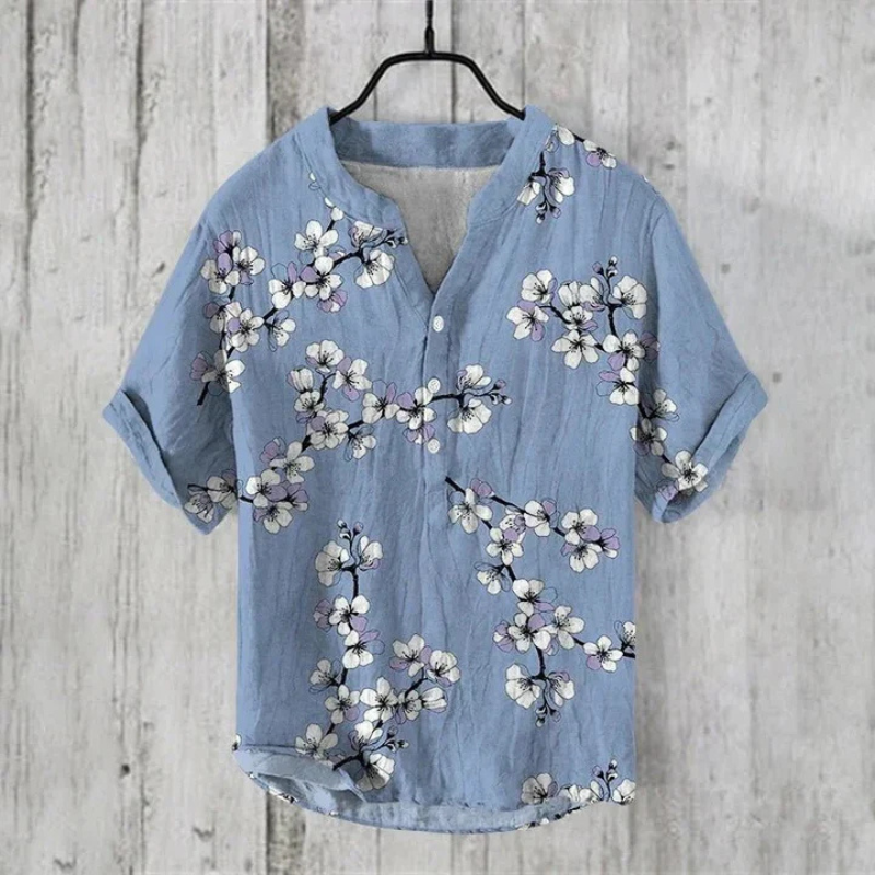 Men's Printed Casual Shirt | Short Sleeves