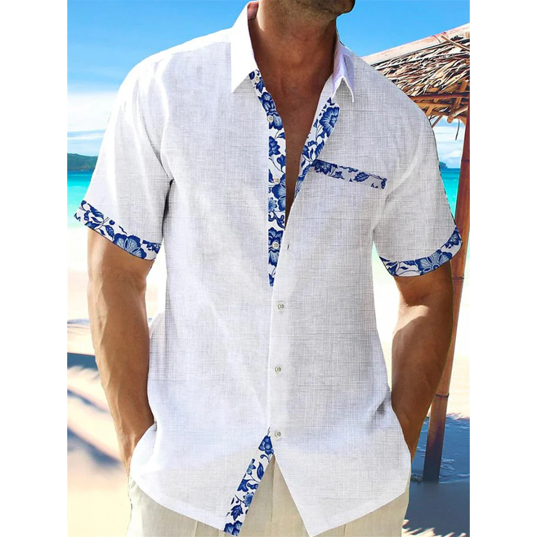 Men's Hawaiian Style Shirt | Summer