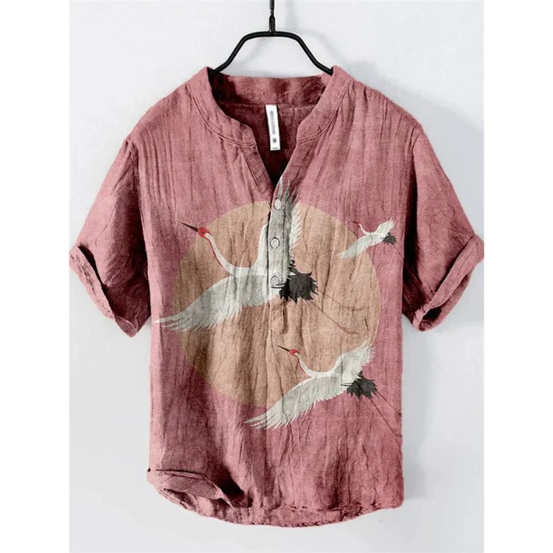 Men's Printed Casual Shirt | Short Sleeves