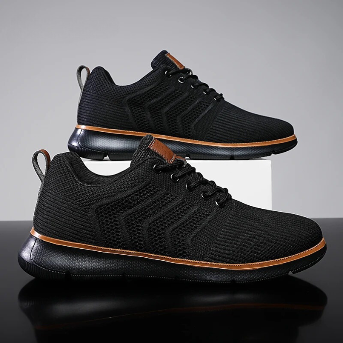 Men’s Knit Walking Sneakers | Lace Up