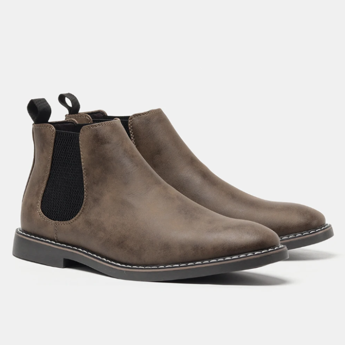 Men's Chelsea Style Boots  | Low Heel