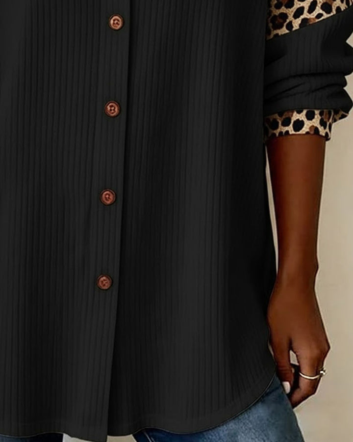 Women's Leopard Print Shirt | Button Down