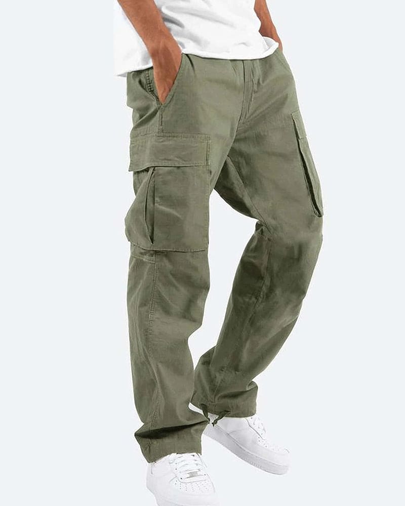Men's Basic Cargo Pants | Straight Leg