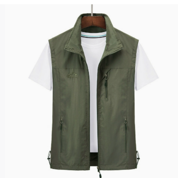 Men's Outdoor Vest | Stand Collar