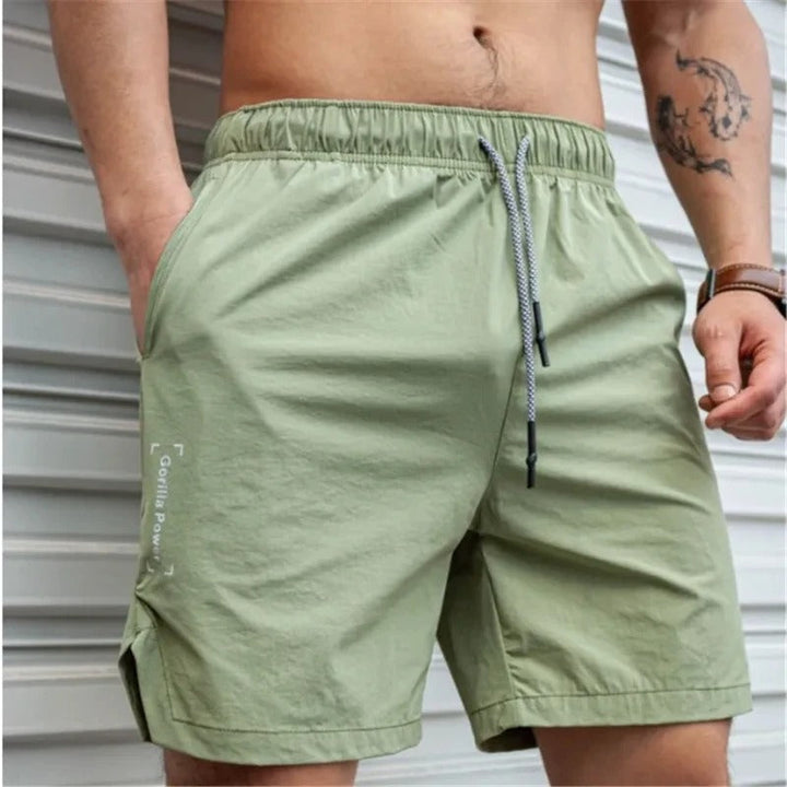 Men's Solid Color Swim Short | Drawstring