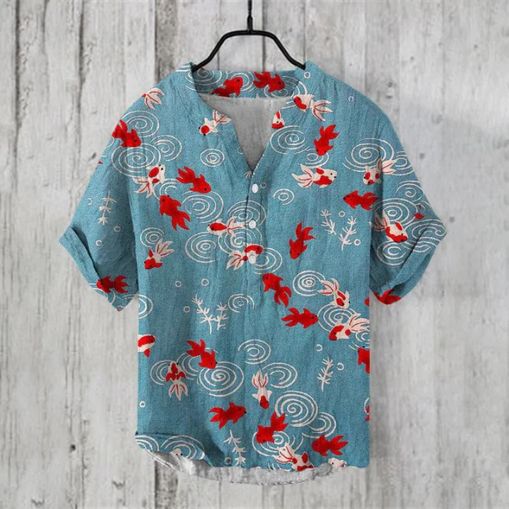 Men's Printed Casual Shirt | Short Sleeves