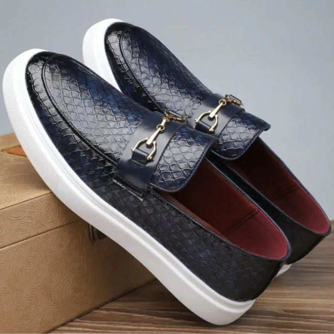 Men’s Slip On Loafers | Textured
