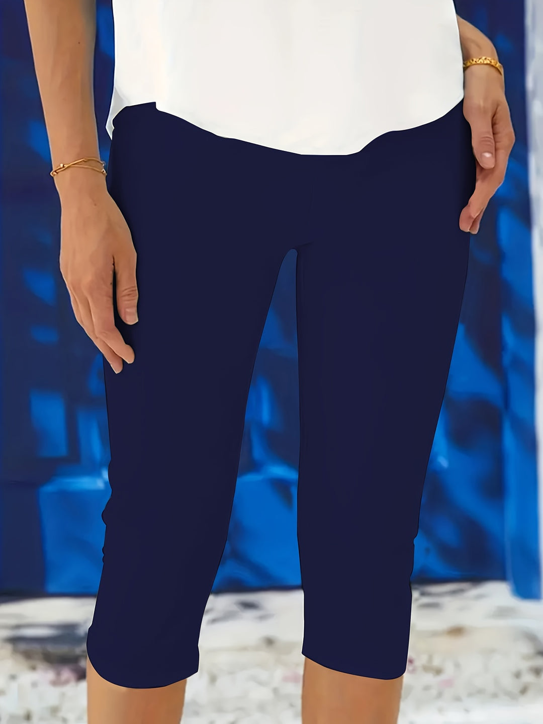 Women's Plus Size Capri Leggings | Cropped