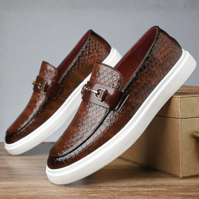 Men’s Slip On Loafers | Textured
