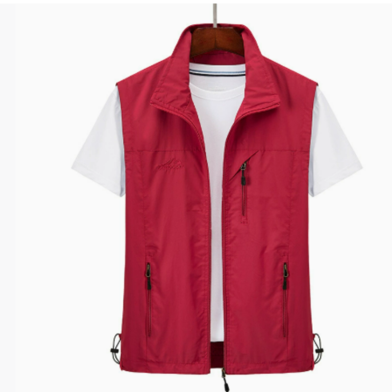 Men's Outdoor Vest | Stand Collar