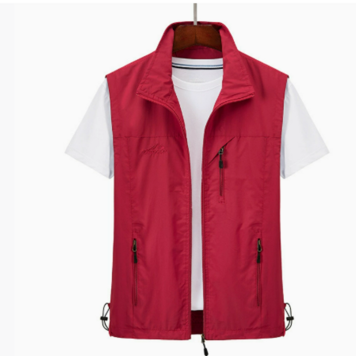 Men's Outdoor Vest | Stand Collar