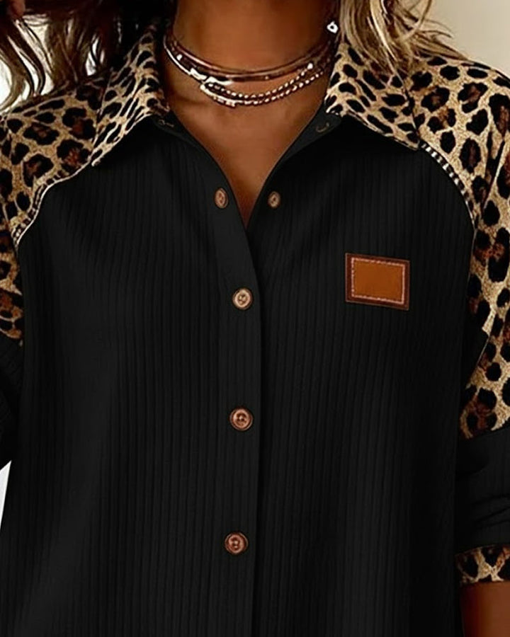 Women's Leopard Print Shirt | Button Down