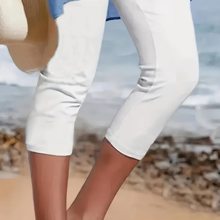 Women's Plus Size Capri Leggings | Cropped