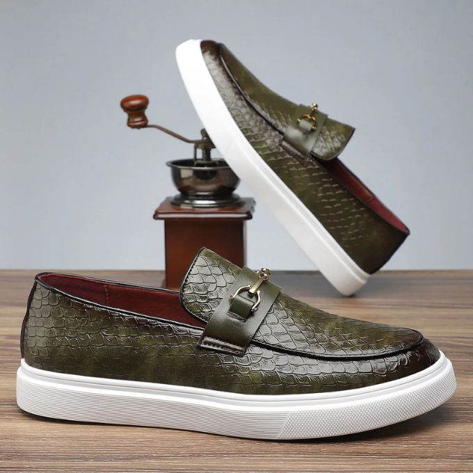 Men’s Slip On Loafers | Textured