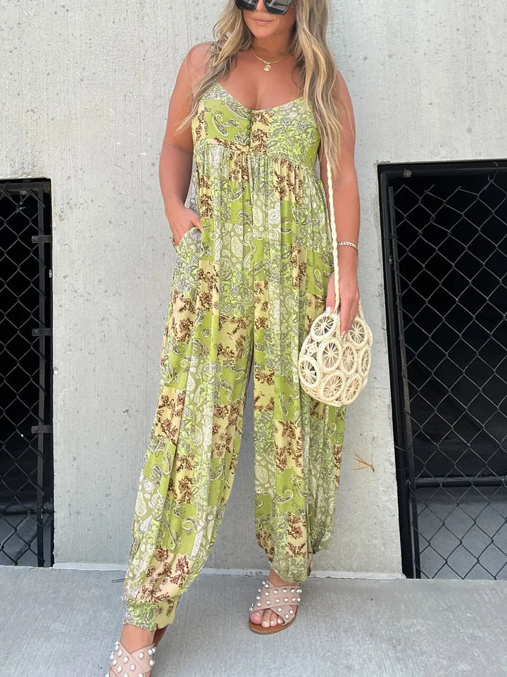 Women's Beach Style Jumpsuit | Boho