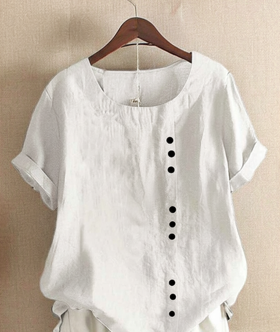 Women's Casual Short Sleeve Blouse | Loose Fit