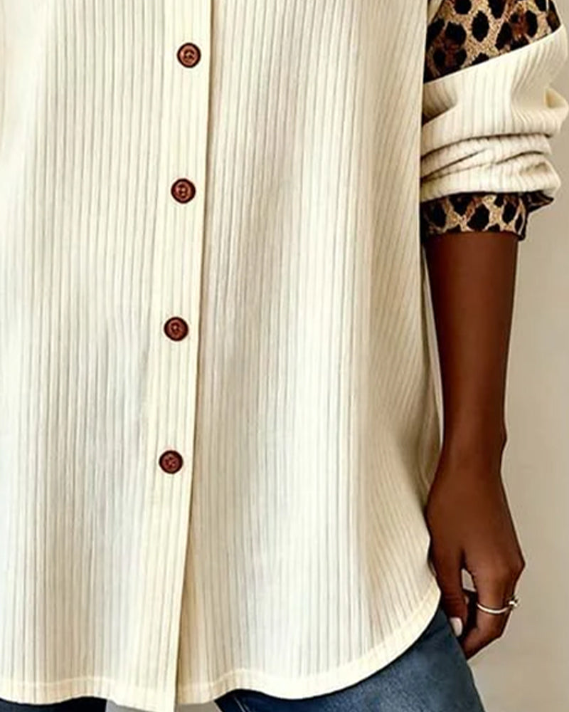 Women's Leopard Print Shirt | Button Down