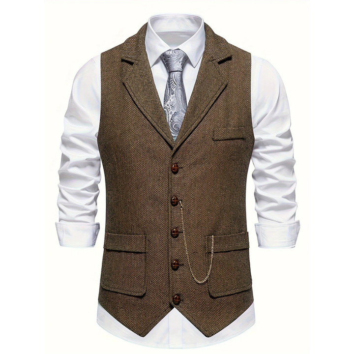 Men's Vintage Vest | Buckle Pocket