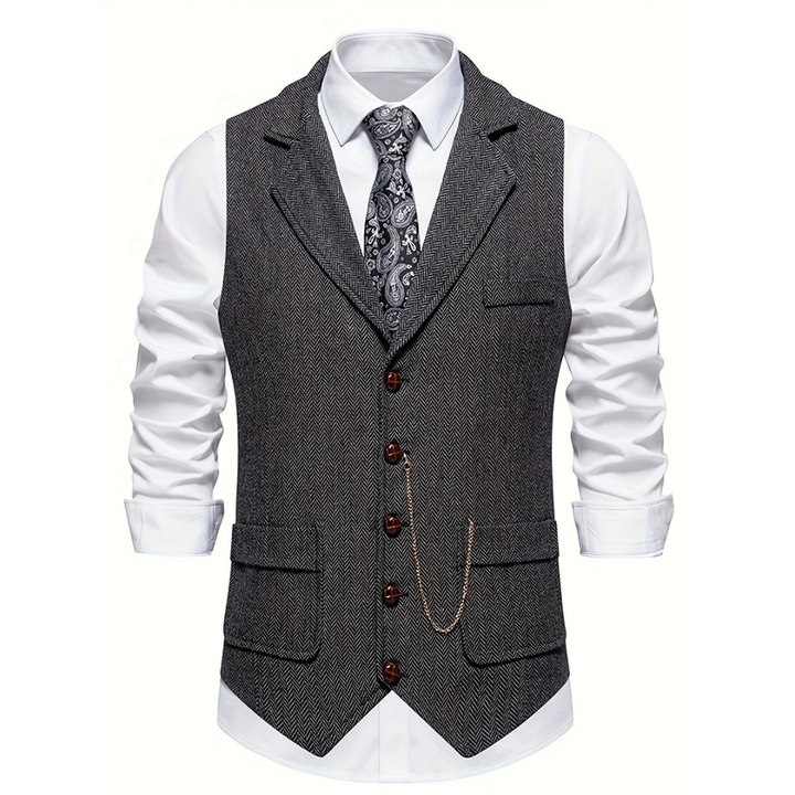 Men's Vintage Vest | Buckle Pocket