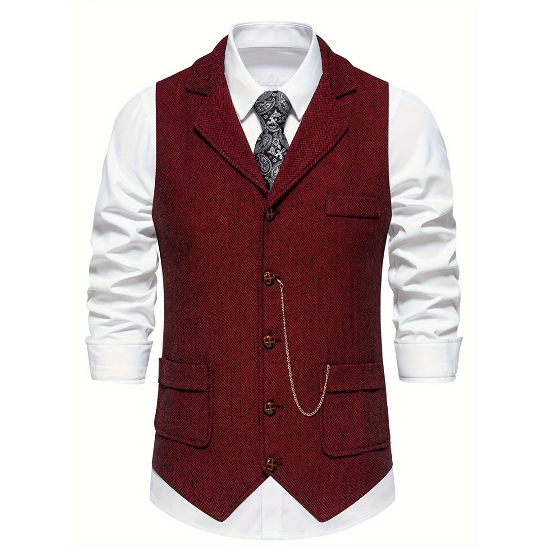 Men's Vintage Vest | Buckle Pocket