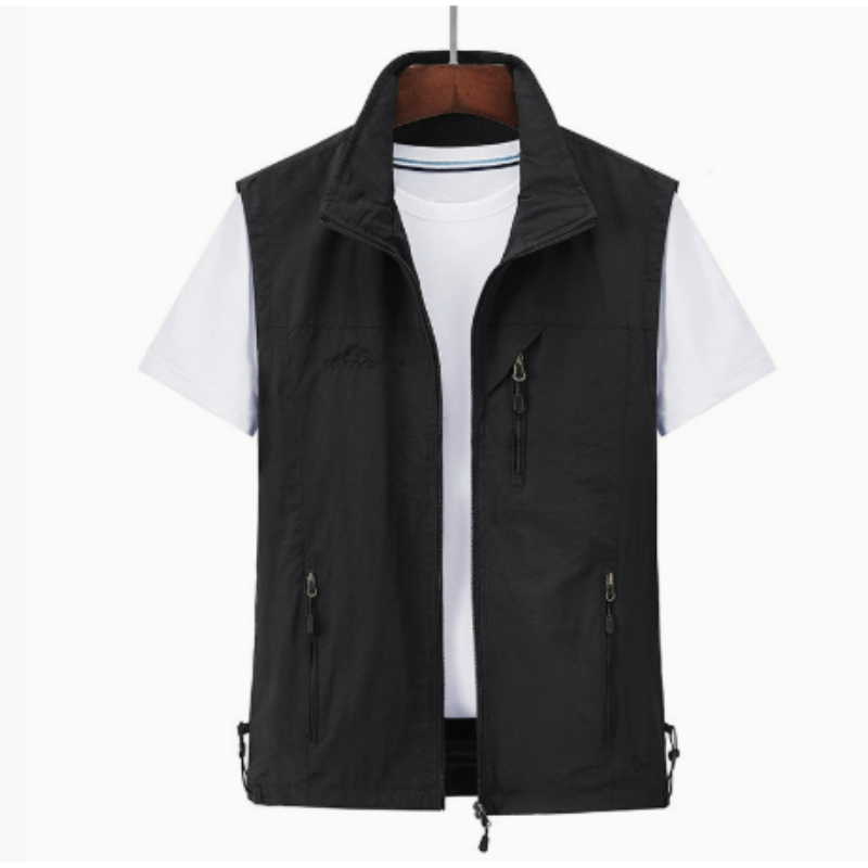 Men's Outdoor Vest | Stand Collar