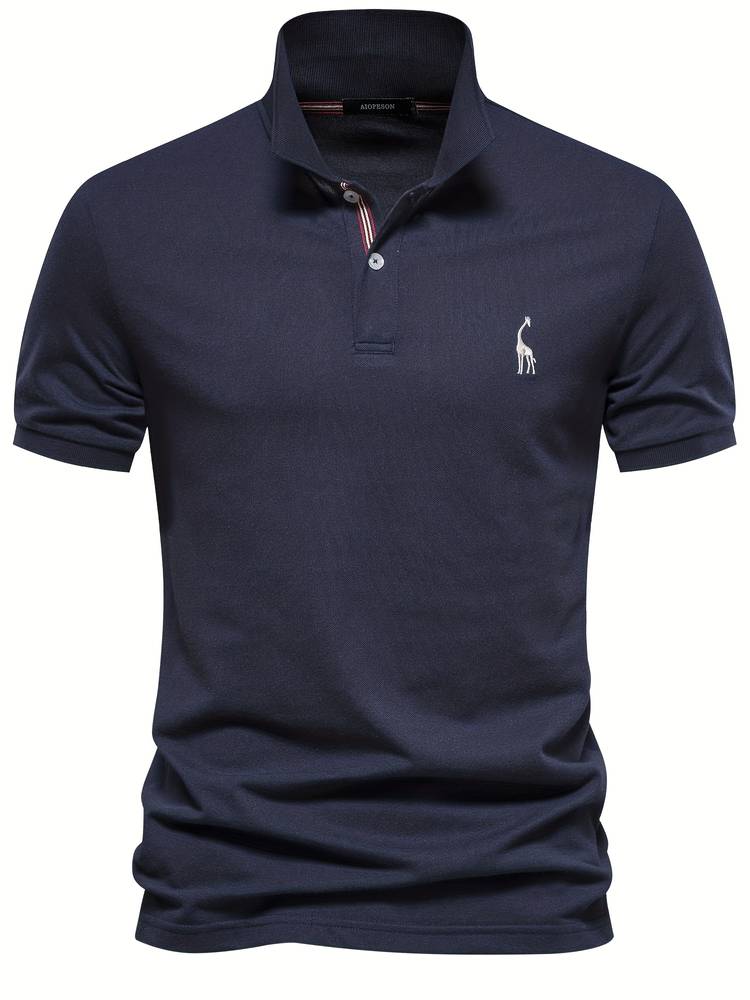 Men's Golf Polo Shirt | Sporty Collar Detail