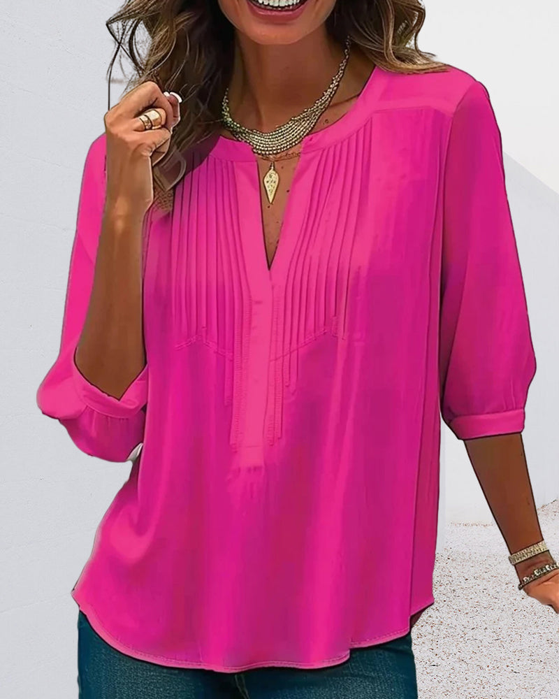 Women's Relaxed Fit Top | Round Neck