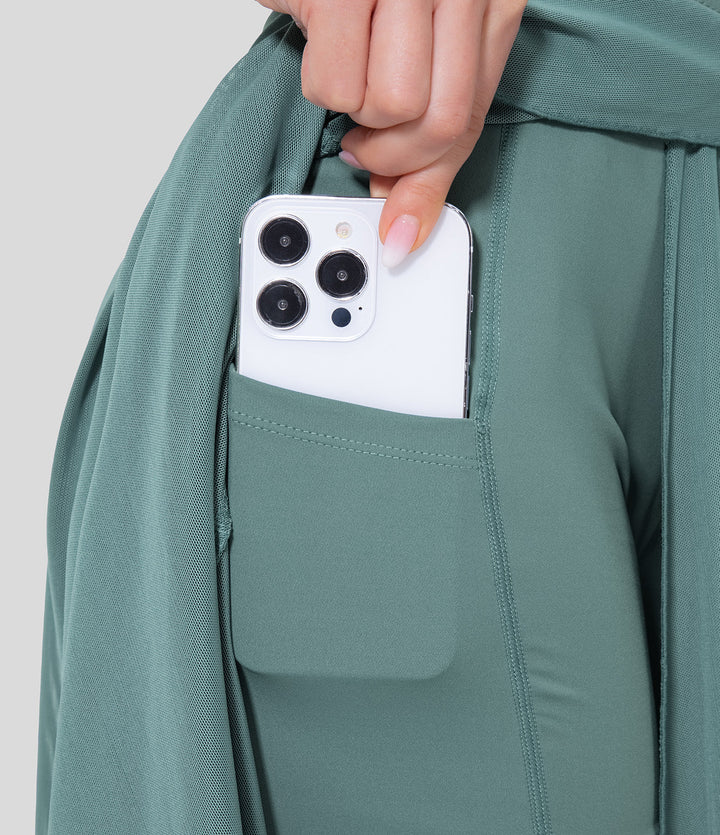 Women's Drawstring A-Line Skirt | Midi