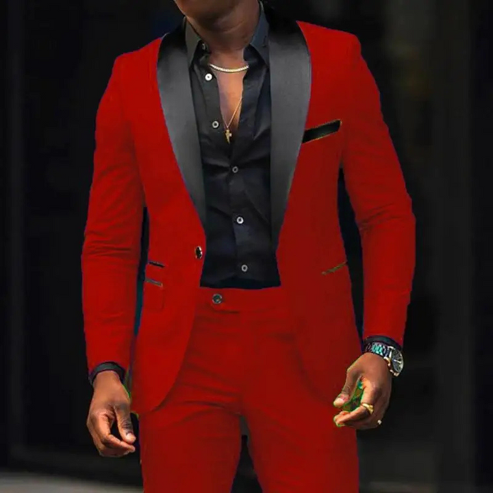 Men's Classic Two-Piece Wedding Guest Suit | Slim Fit