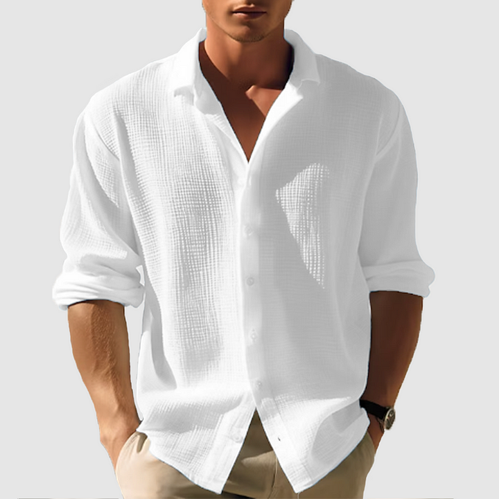 Men's Button Down Shirt | Long-sleeved