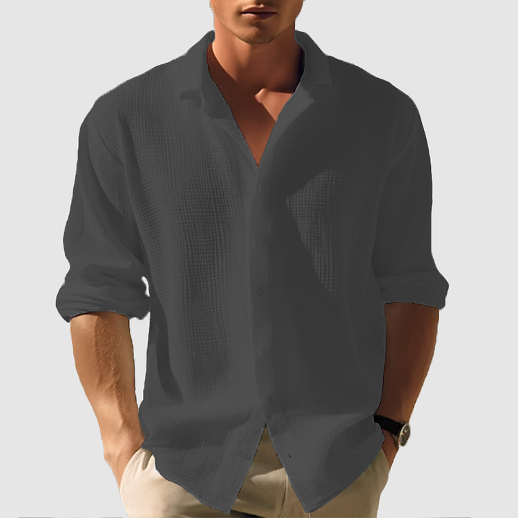 Men's Button Down Shirt | Long-sleeved