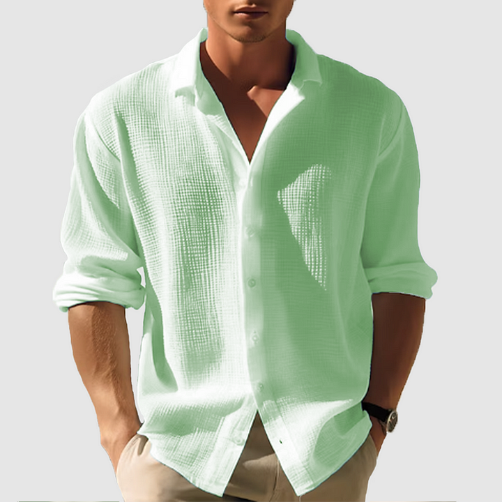 Men's Button Down Shirt | Long-sleeved