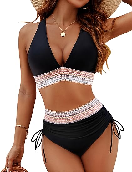 Women's Two-piece Swimwear with Tummy Control