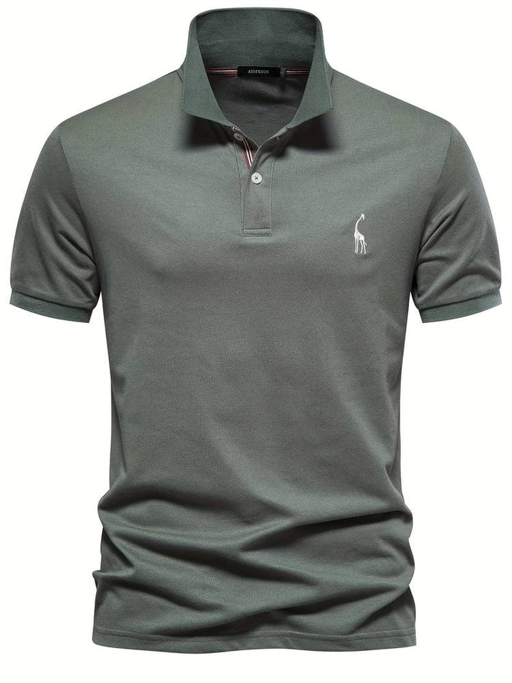 Men's Golf Polo Shirt | Sporty Collar Detail