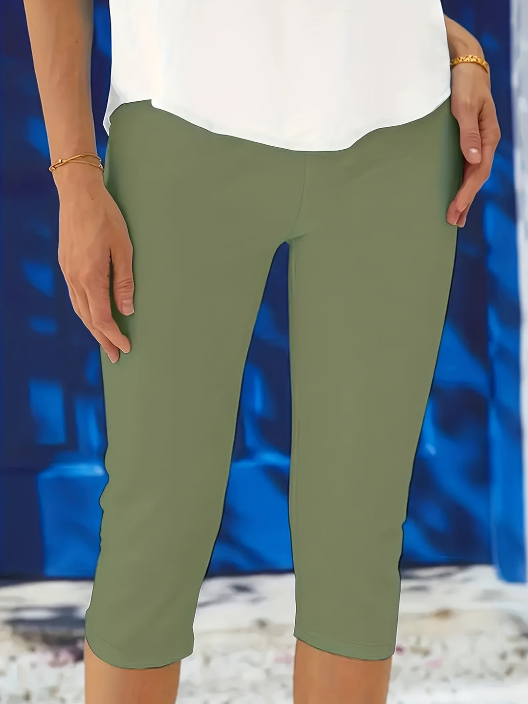 Women's Plus Size Capri Leggings | Cropped