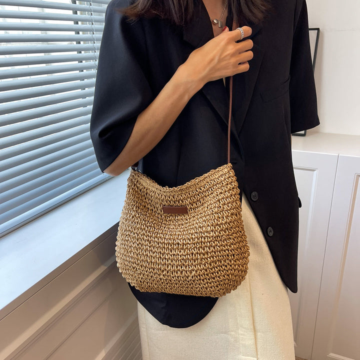 Women's Spacious Shoulder Bag | Woven