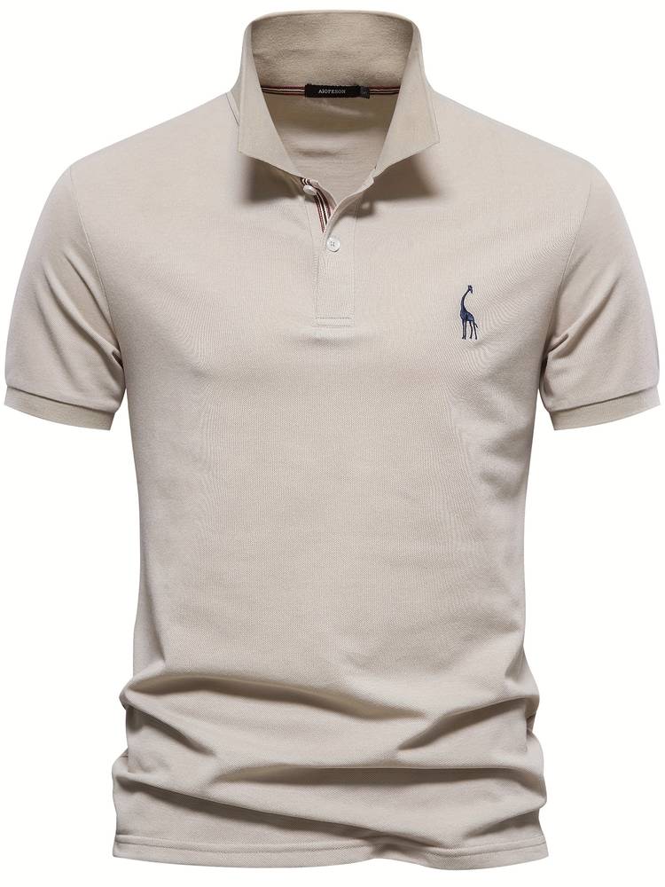 Men's Golf Polo Shirt | Sporty Collar Detail