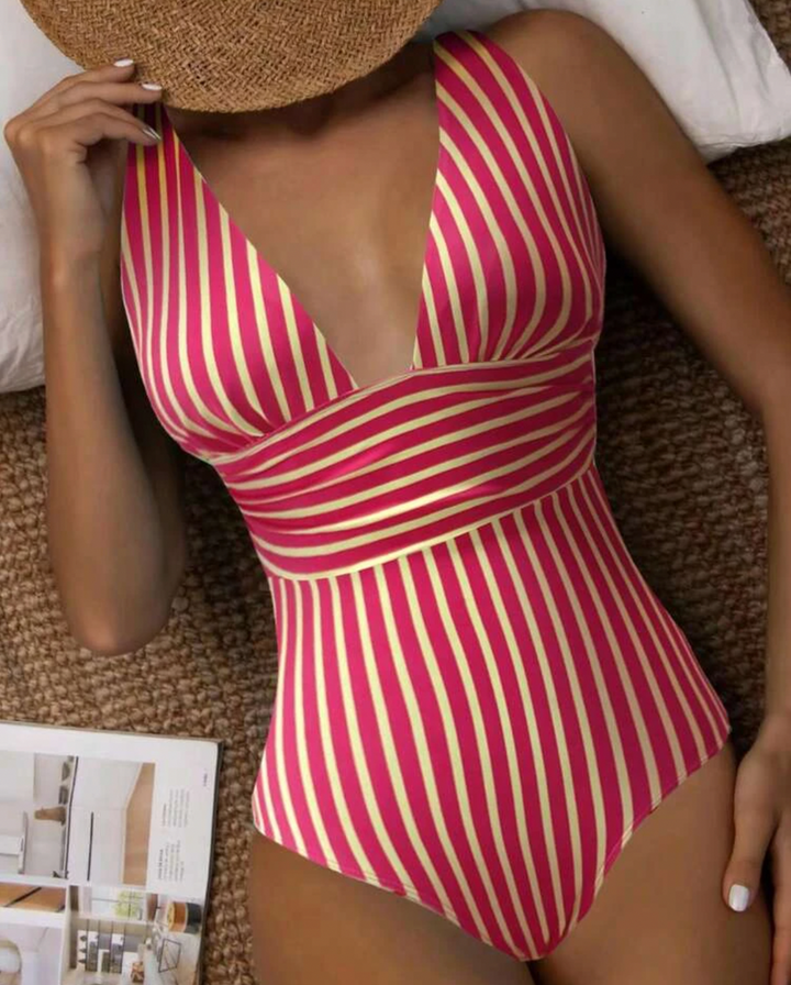 Women’s One Piece Swimsuit | Deep V Neck