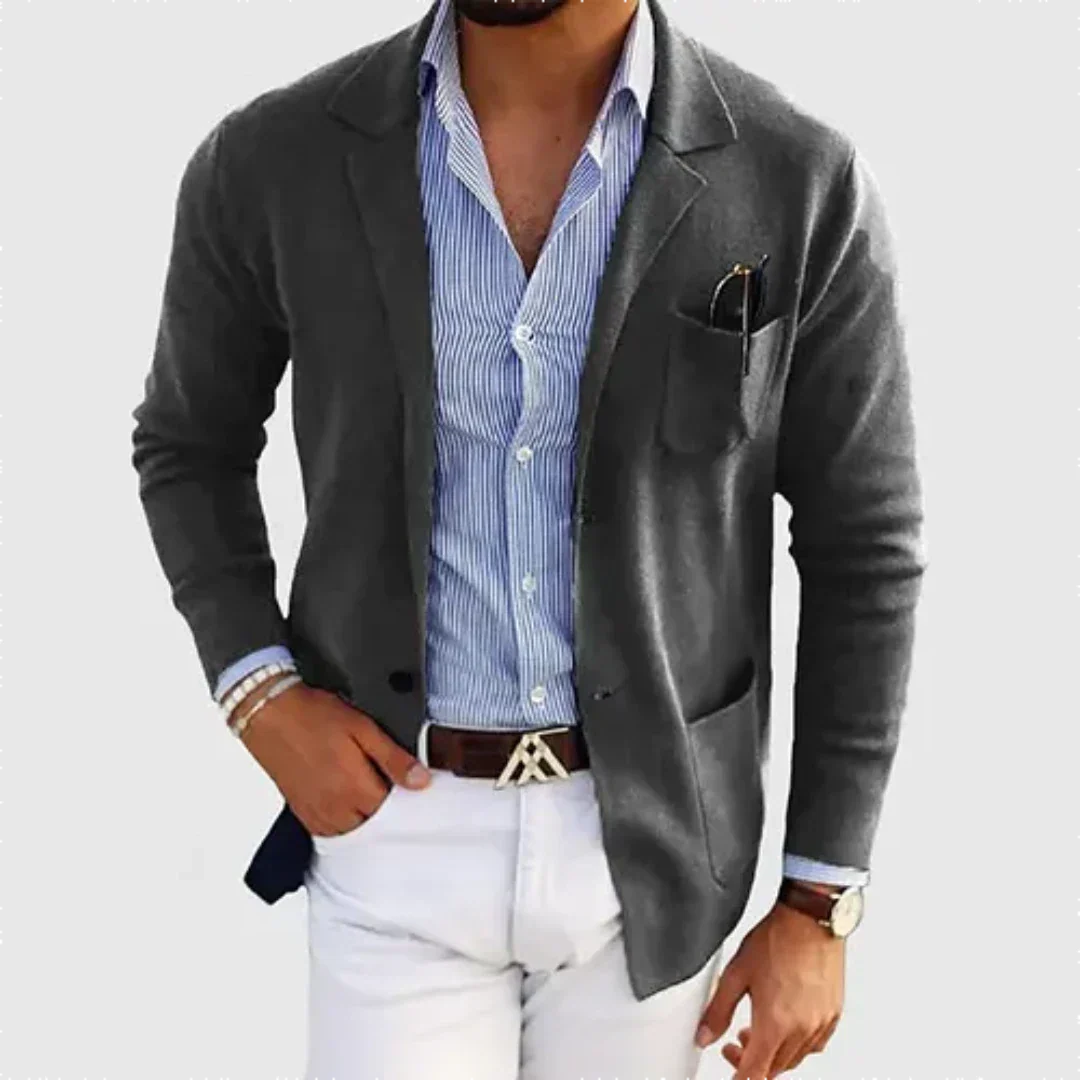 Men's Casual Blazer | Knitted