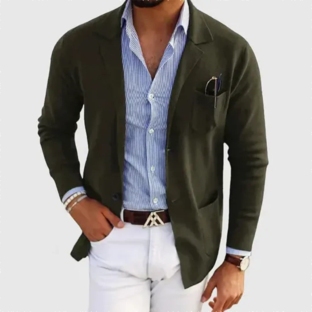 Men's Casual Blazer | Knitted
